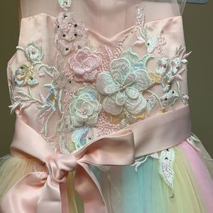 Pastel toddler tutu dress
